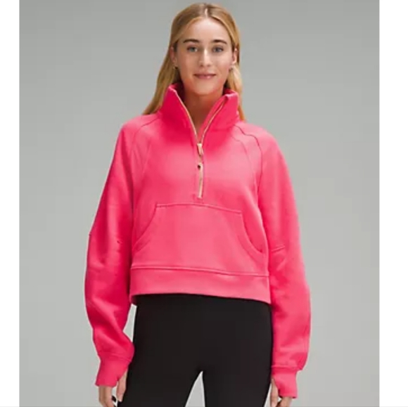 lululemon athletica Jackets & Blazers - Lululemon scuba oversized funnel-neck half zip XS/S
